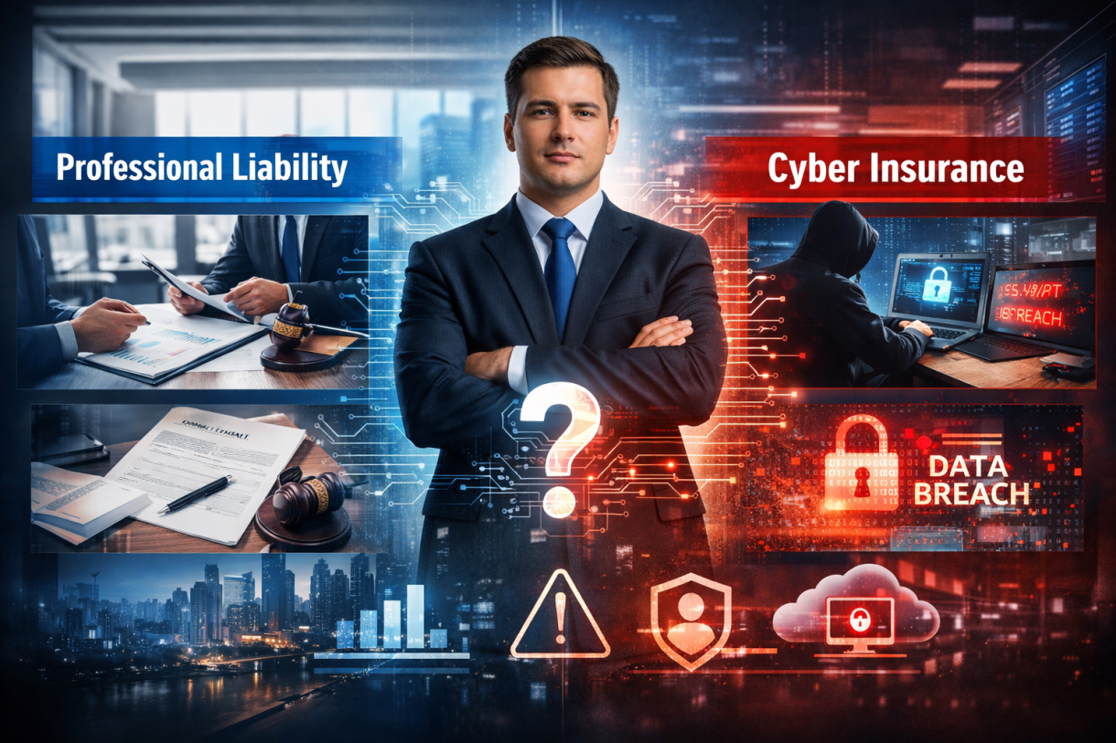 Professional Liability vs Cyber Insurance What Brokers Must Know in 2026